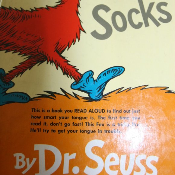 FIRST EDITION "Fox in Socks" by Dr. Seuss (1965) + FREE Cat in the Hat - Picture 5 of 8